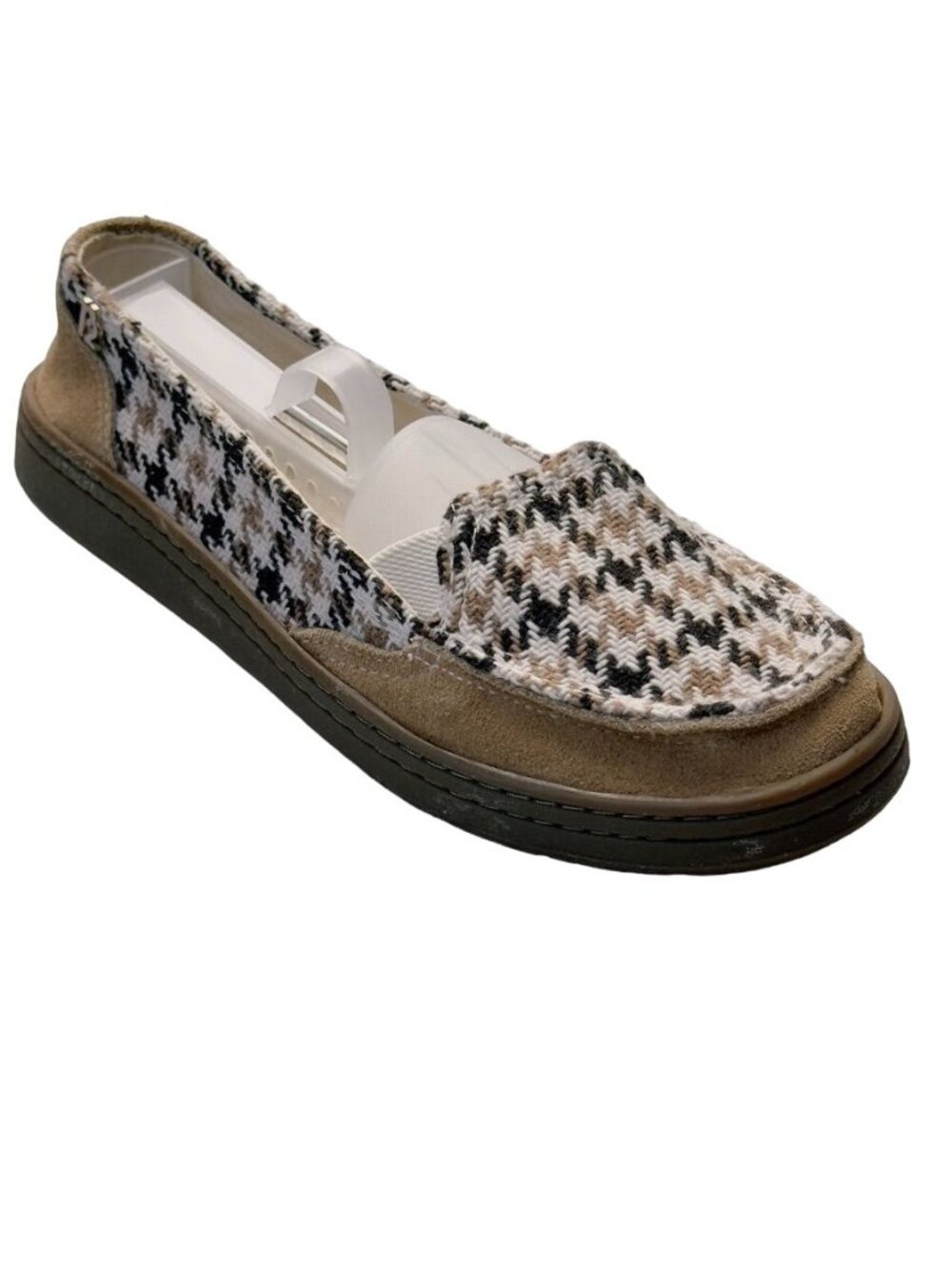 R2 Allison Women’s Shoes Flat Loafers Fabric and Leather Tan  Size 7.5M